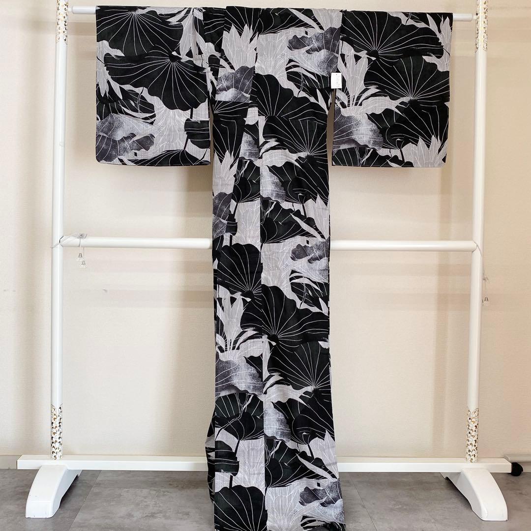 ⭐︎K0889 新品 お仕立て上がり 誉田屋源兵衛 浴衣 レディース 蓮華抄 綿麻