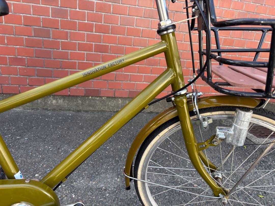 innovation factory子供用自転車 オリーブグリーン
