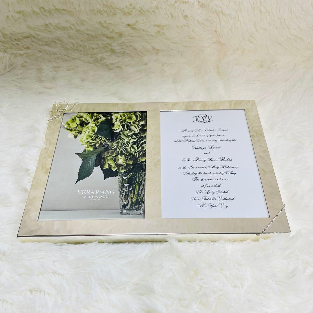 未使用　　VERAWANG ラブノット　ツインフォトフレーム