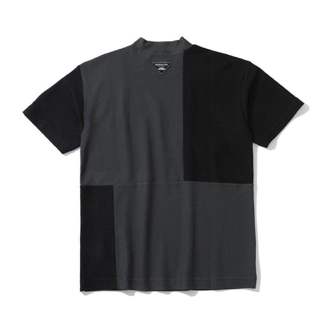 2025 美品 ★ MARK&LONA モックネック シャツ マーク&ロナ 黒