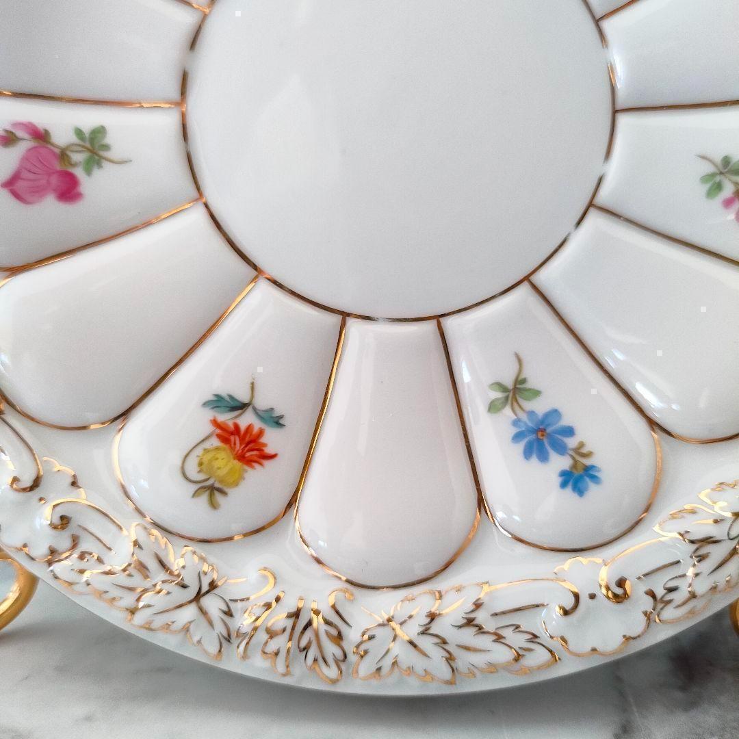 希少品★マイセン 宮廷の小花 Xフォーム トリオ 散らし小花 カップ&ソーサー