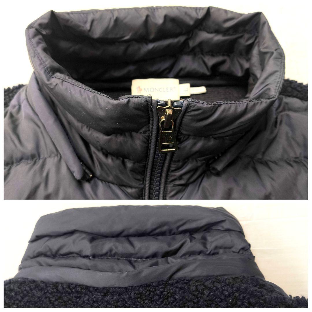 モンクレール L ダウン 切り替え ハイブリッド ジャケット カーディガン