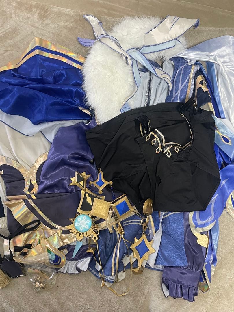 原神 ガイア 帆影に戯る風　コスプレ衣装+ウィッグ