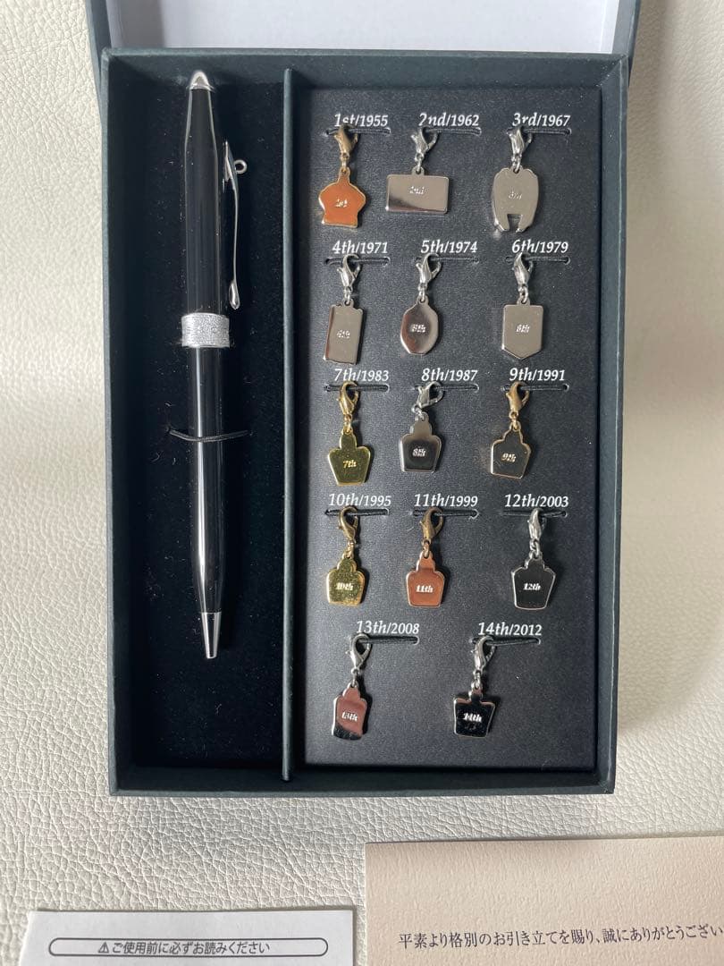 トヨタ クラウン クロス製 ボールペン 歴代 オーナメント チャームコレクション