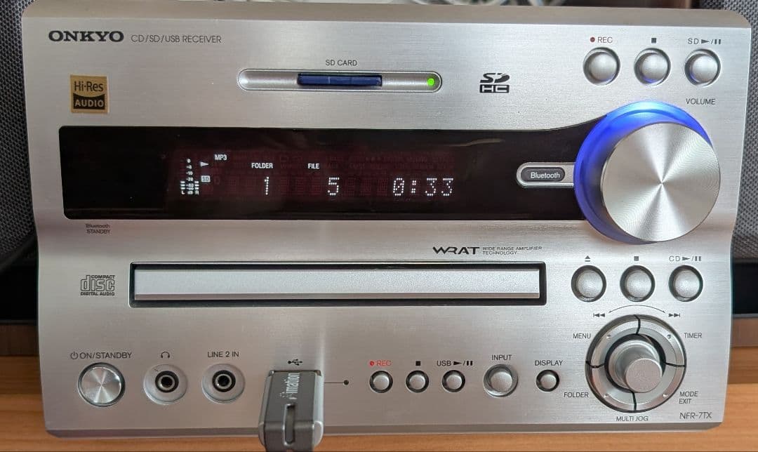 【ジャンク品】ONKYO CDコンポ X-NFR7TX オンキヨー