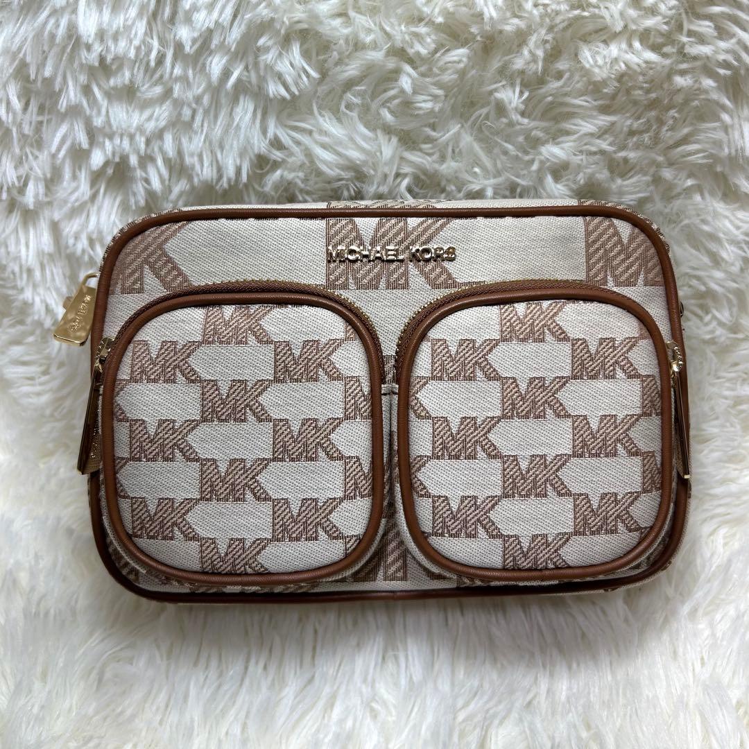 ✨美品✨マイケルコース　ショルバーバッグ　3点セットブラウン　ボディバッグ