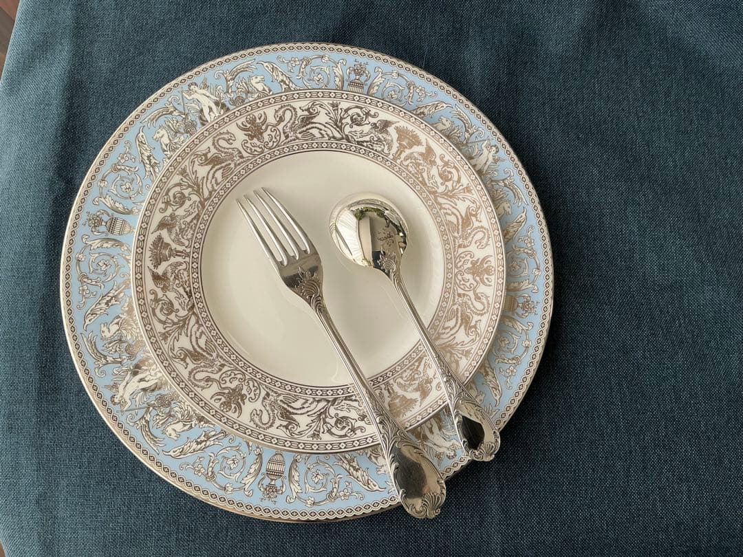 Christofle クリストフル マルリー フォーク コンソメスプーン セット