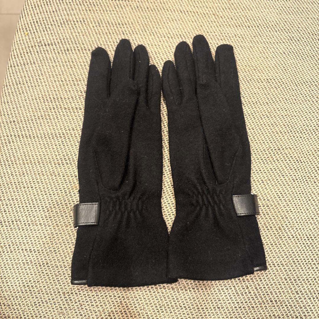 Vivienne Westwood レザー手袋　レザーグローブ　黒　オーブ