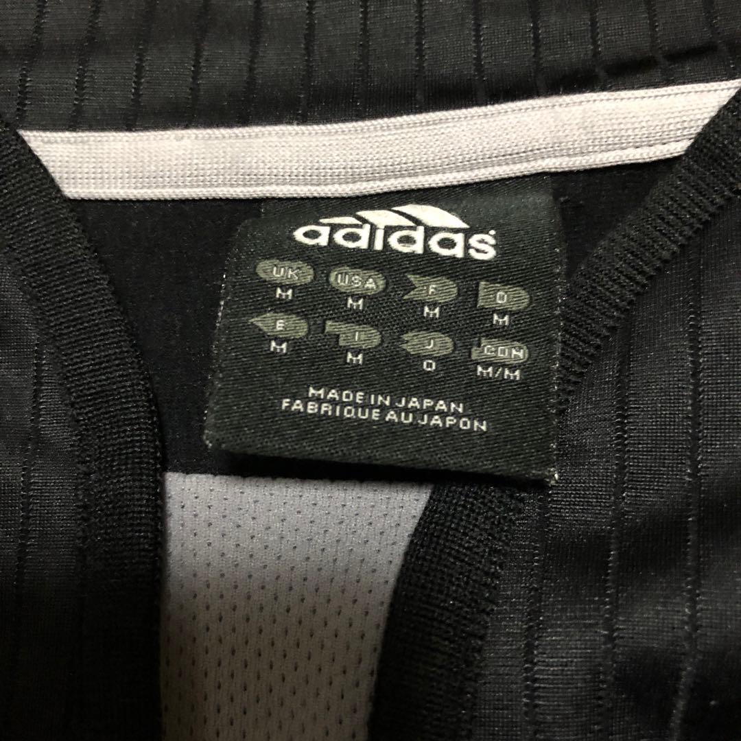 00's adidas ジャージセットアップ 上下 メンズ ブラック グレー
