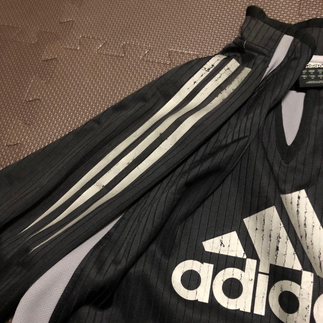00's adidas ジャージセットアップ 上下 メンズ ブラック グレー