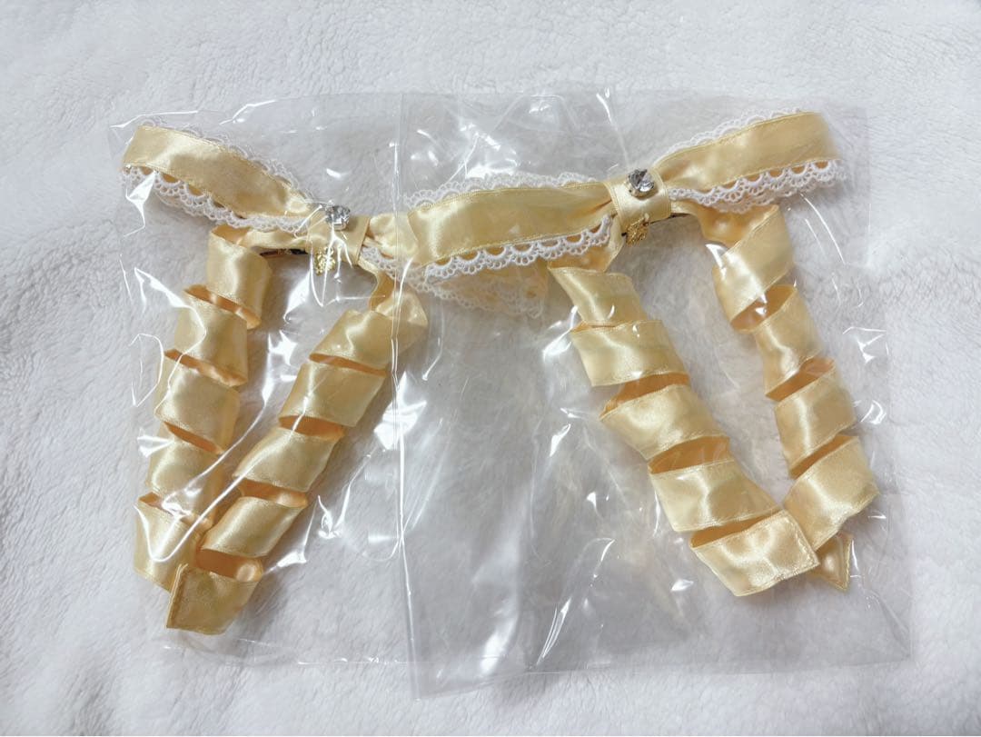 Eternal Ribbon Featheryリボンクリップ　レモン