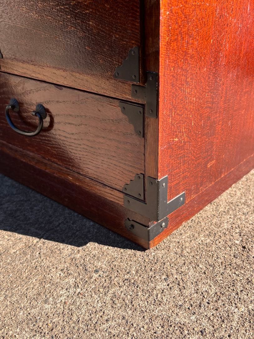 民芸調 木製 小箪笥 引き出し多数 和風インテリア