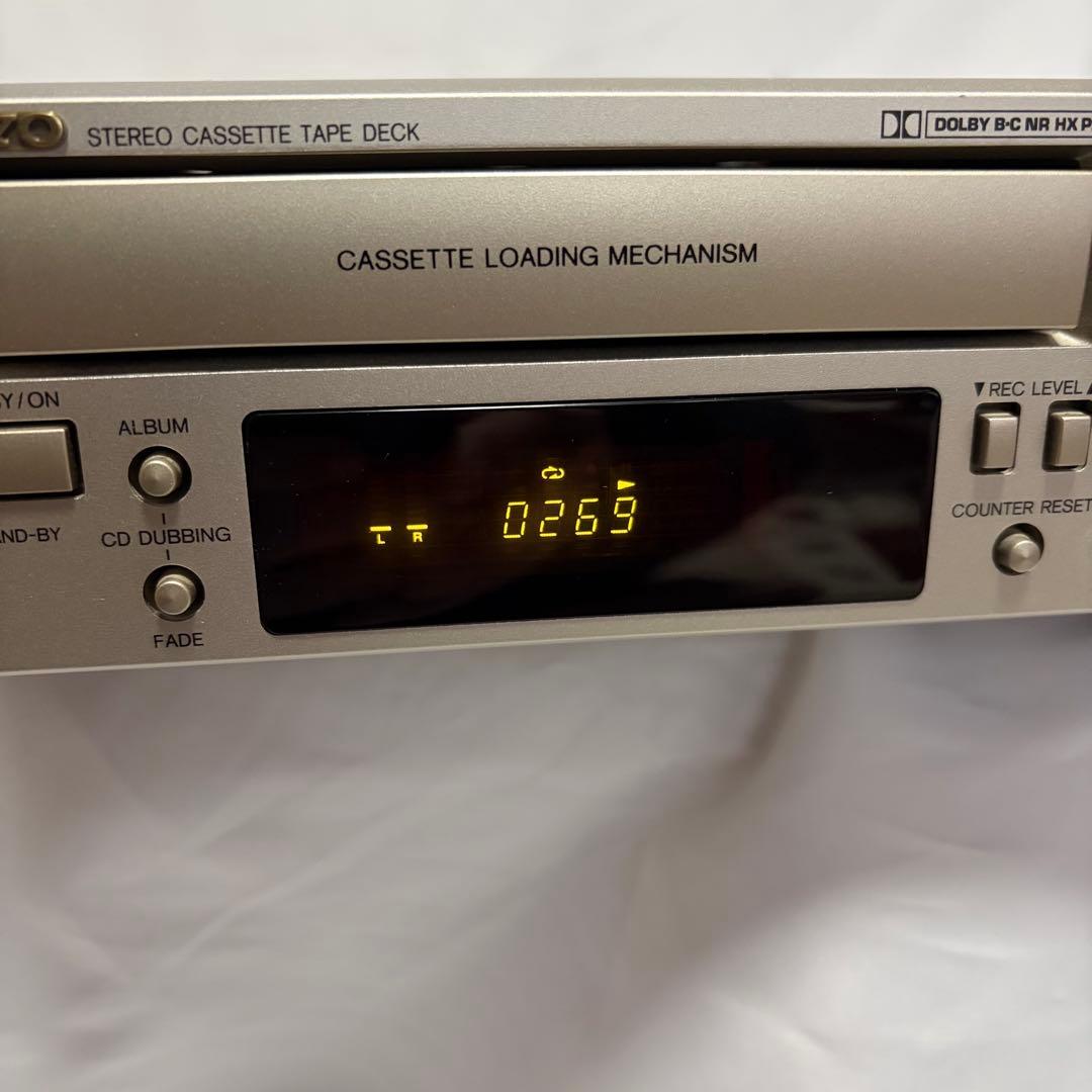 カセットテープデッキ オンキョーONKYO K-505