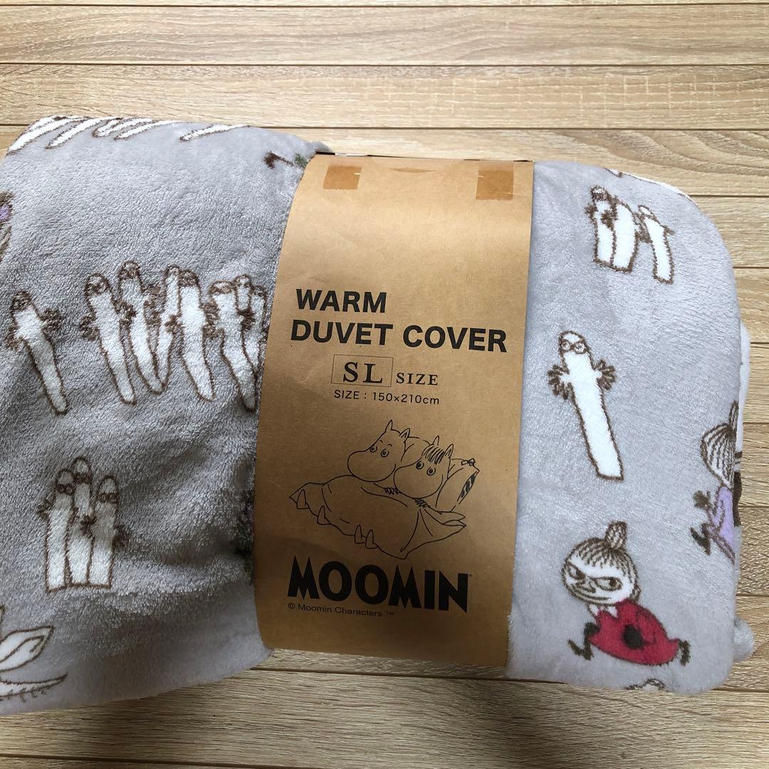 新品　じぶんまくら　ムーミン　掛け布団カバー　ウォームカバー　S L ２点