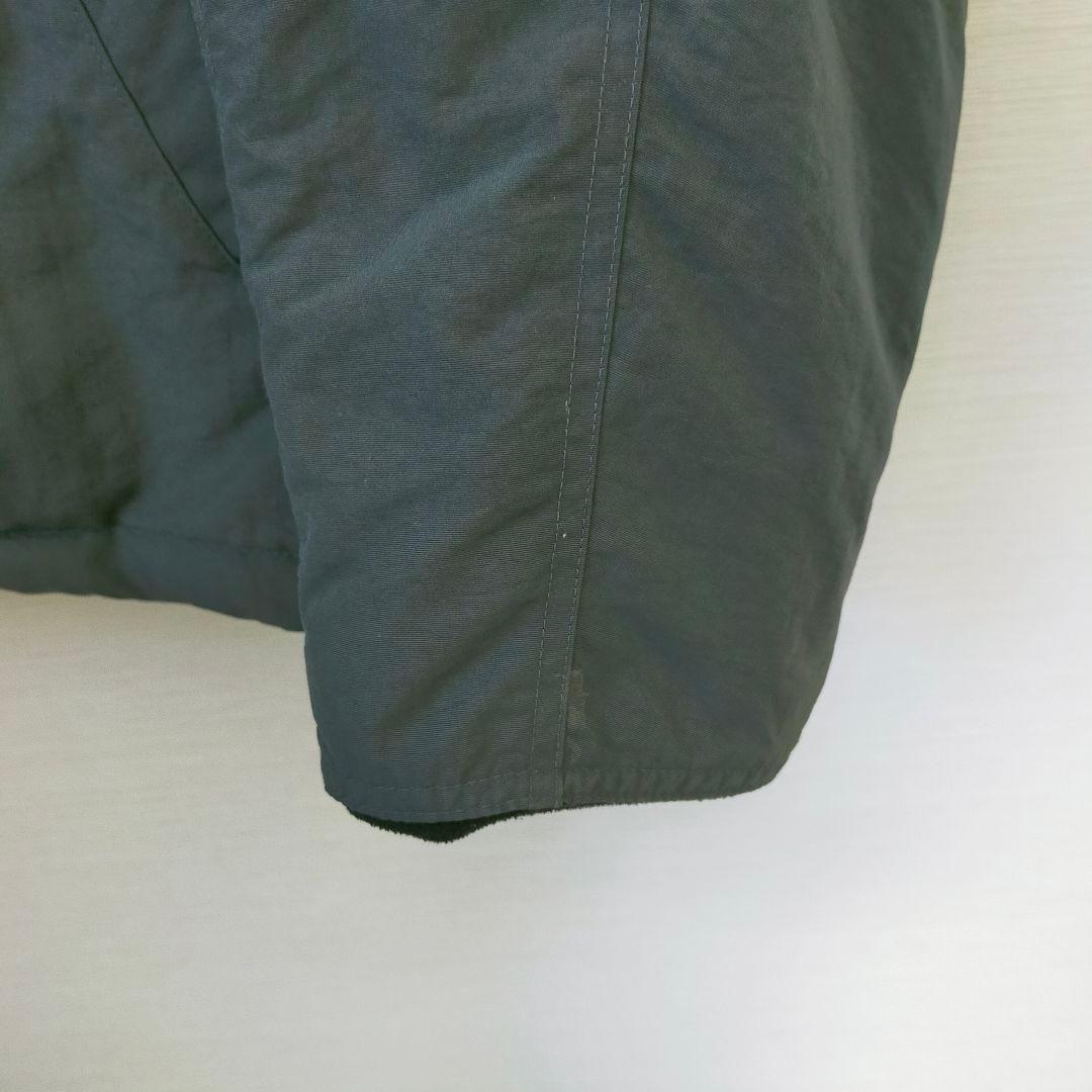 old stussy ステューシー フード付き ナイロンジャケット ボア 紺タグ