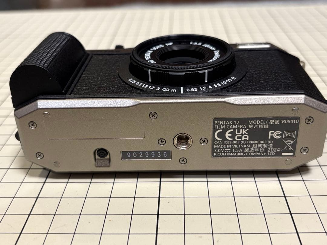 【極美品】PENTAX 17 コンパクトフィルムカメラ（ハーフ）