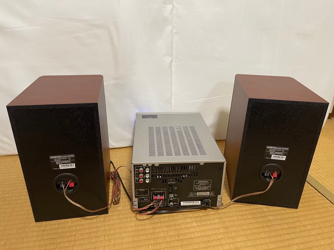 ONKYO ミニコンポ　FR-N7FX CD・MD・USB 動作確認済み　美品