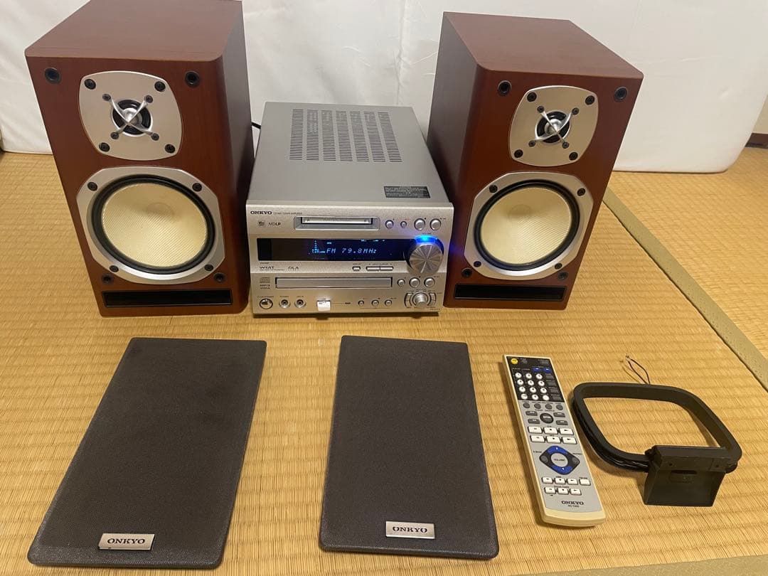 ONKYO ミニコンポ　FR-N7FX CD・MD・USB 動作確認済み　美品