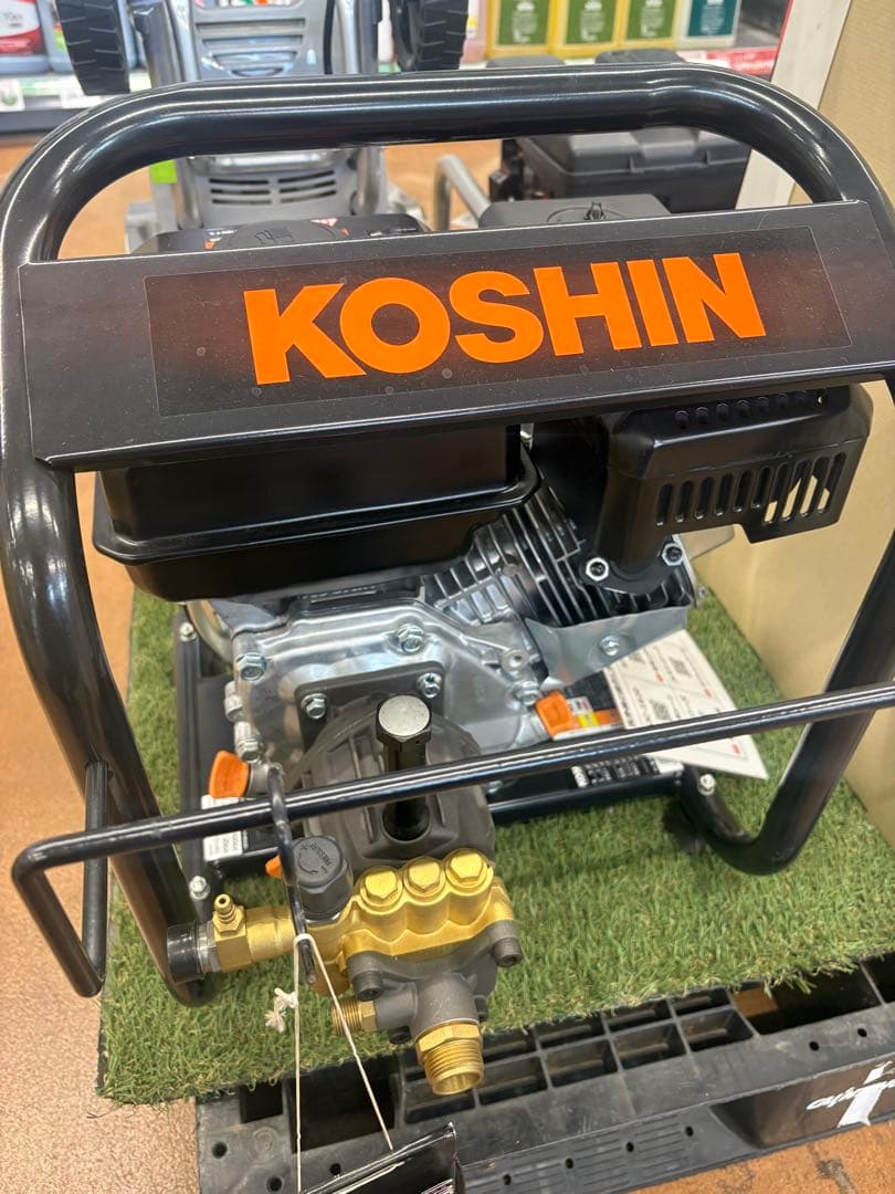 工進　エンジン式 高圧 洗浄機 14MPa 据置タイプ JCE-1408U