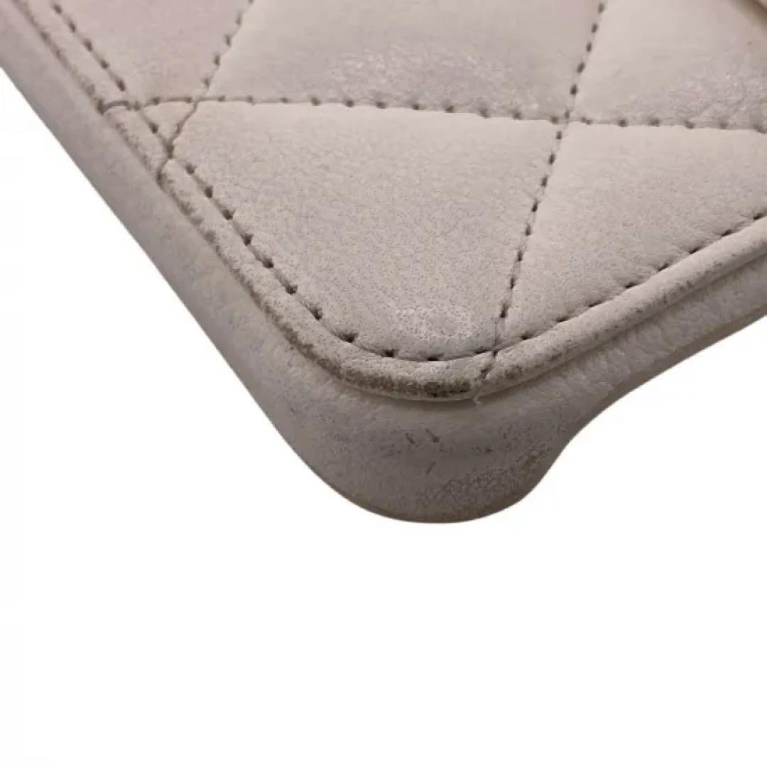 シャネル ラムスキン ココマーク マトラッセ チェーン iPhone14pro