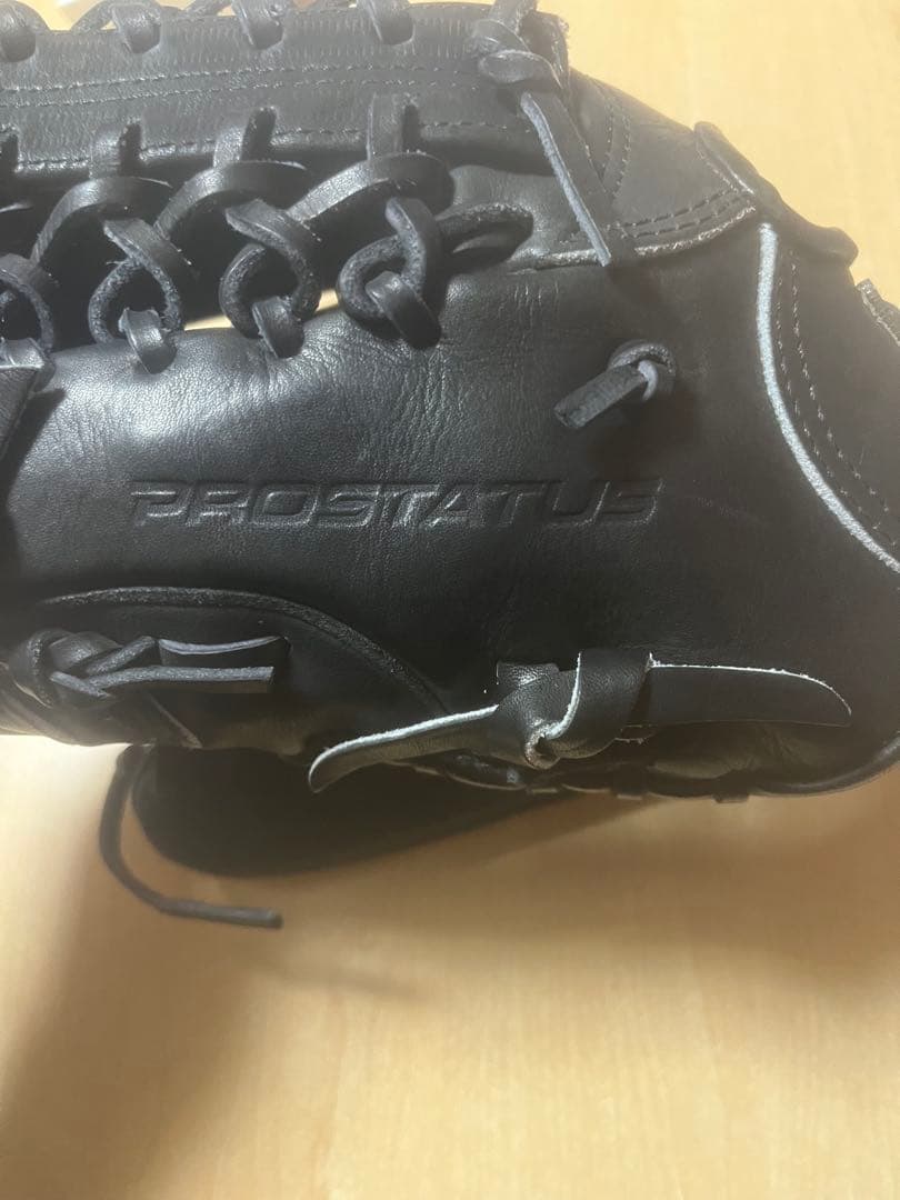 ZETT プロステイタス 左投げ用グローブ 黒 旧ロゴ