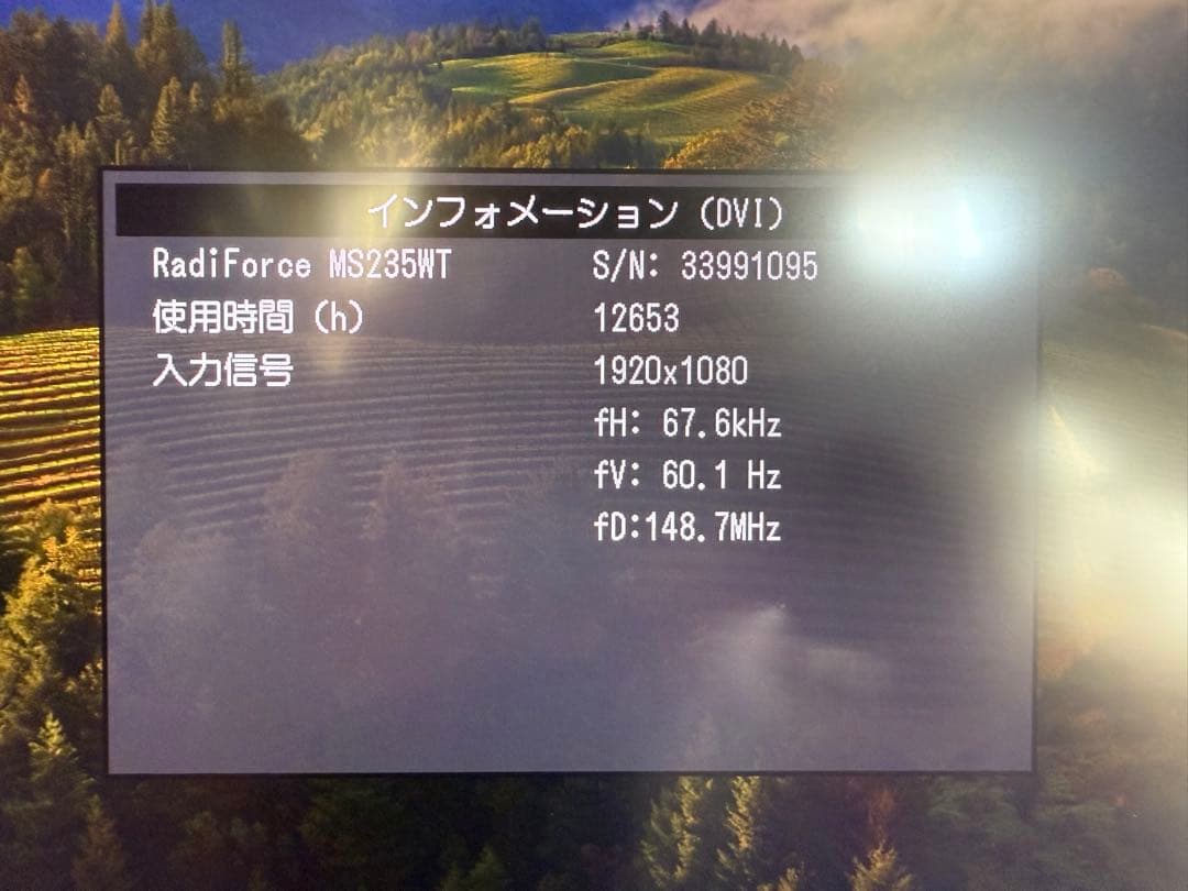 EIZO RadiForce MS235WT タッチパネルディスプレイ 本体