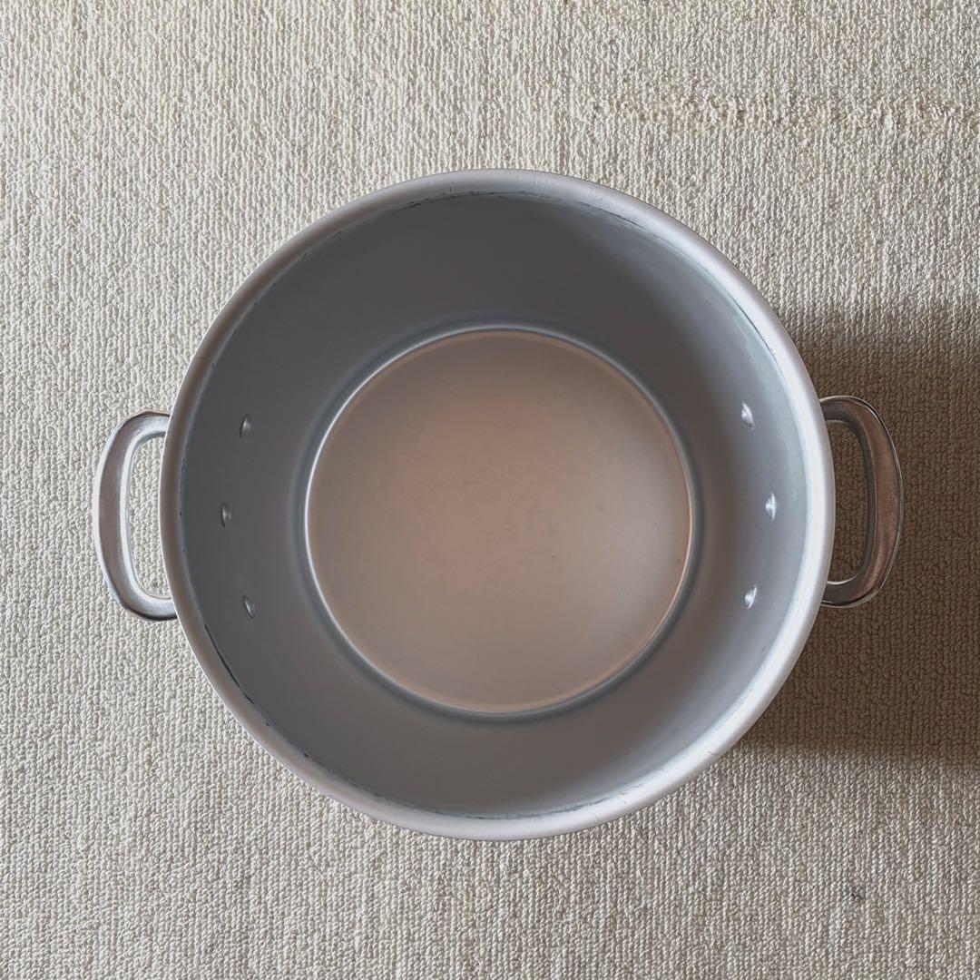 【美品】北陸アルミニウム　プロマイスターアルミ 寸胴鍋　27cm 蓋付き