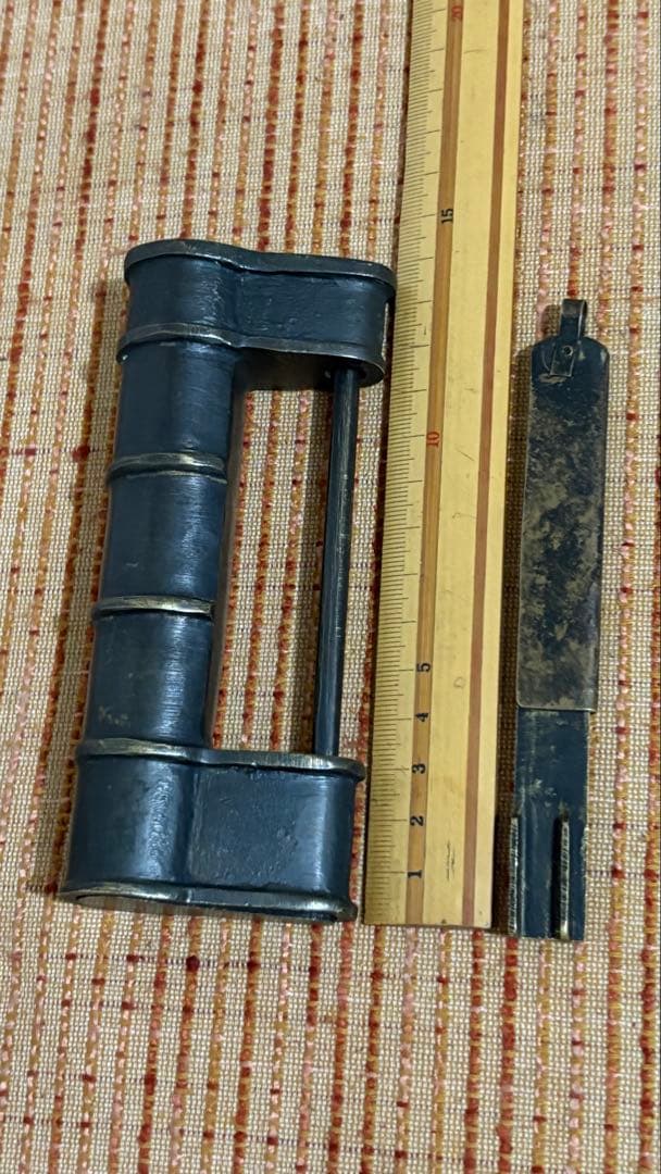 古民具　錠前　和錠前　蔵戸鍵　江戸時代　骨董　アンティーク　オブジェ