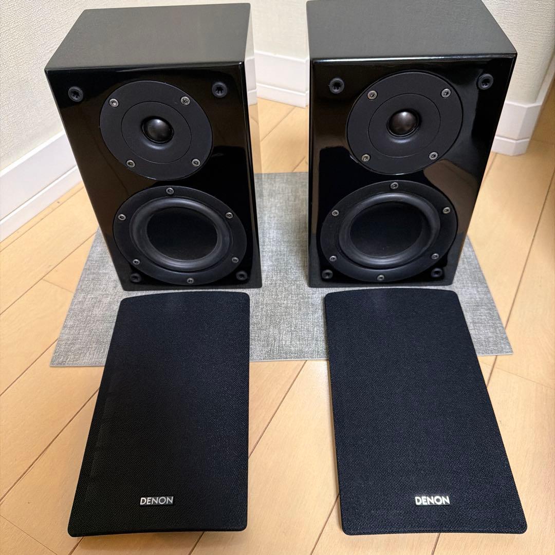 DENONブックシェルフ型スピーカーペアSC-A33SG-Kピアノブラック