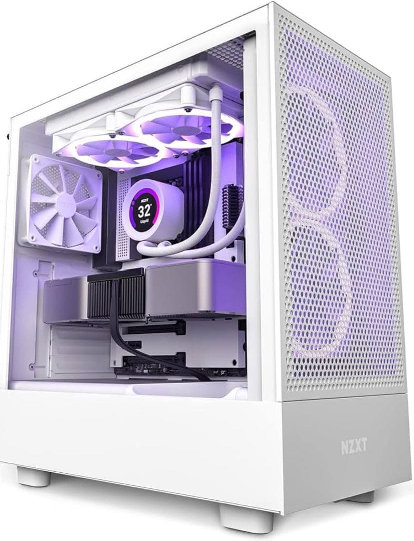 NZXT H5 Flow ミドルタワーケース CC-H51FW-01値下げ可能