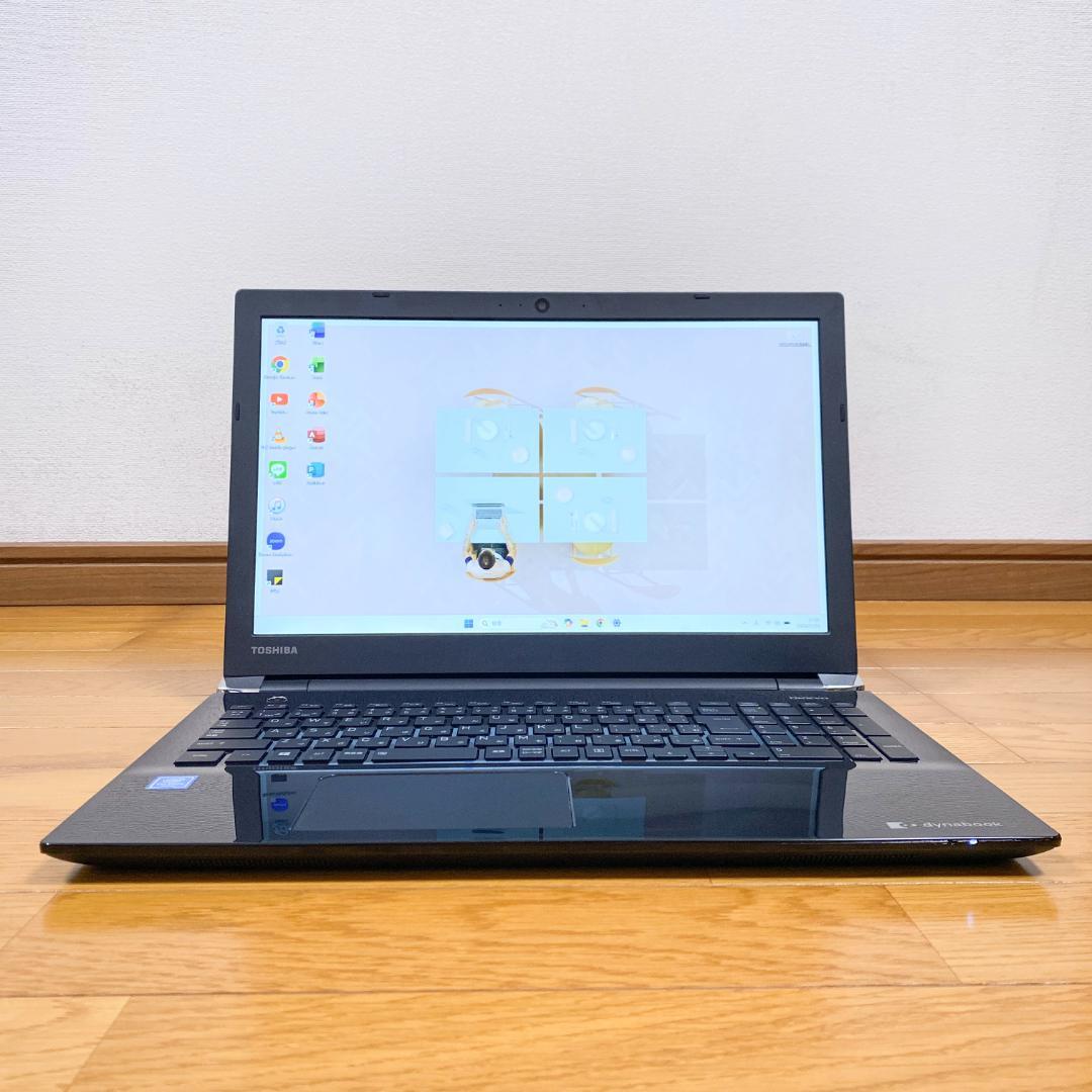 オフィス2021✨状態良好 大容量SSD500GB メモリ8 東芝ノートパソコン