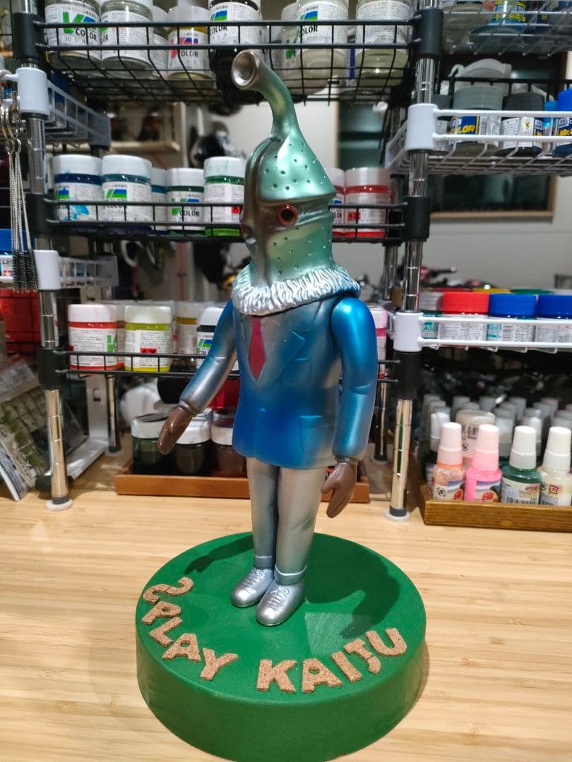 M1号 ゼットン星人 世紀の大怪獣 ウルトラマン ソフビ カスタム塗装