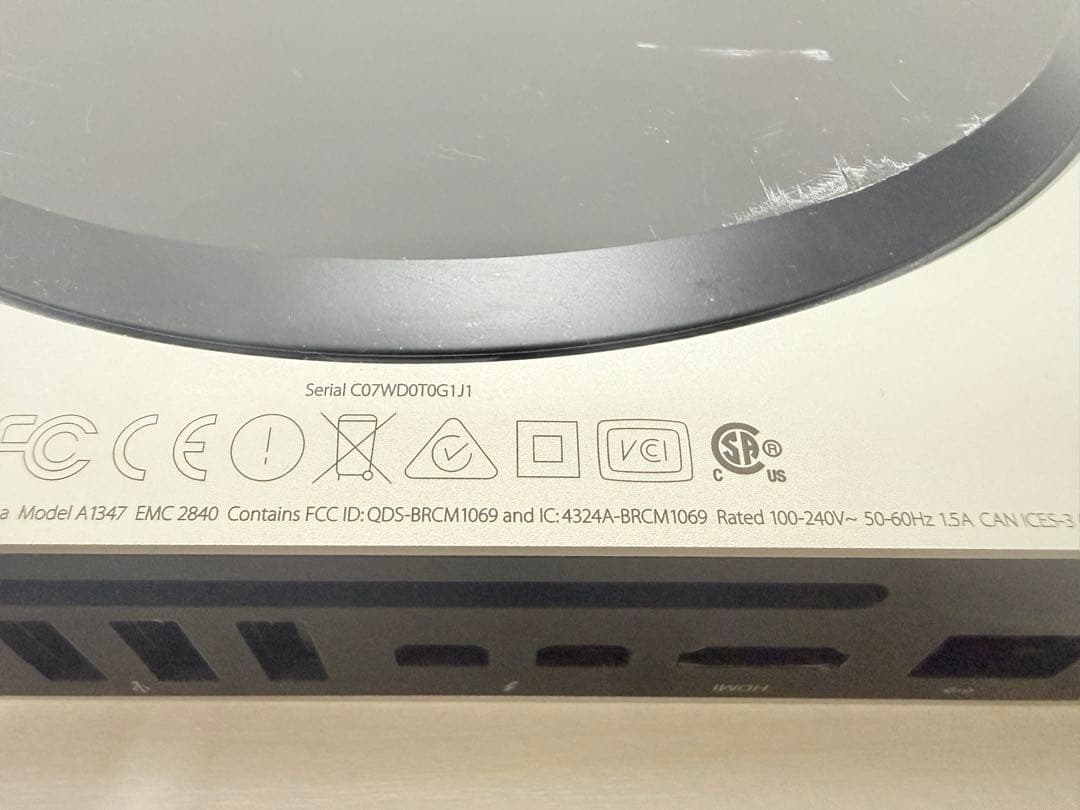 ミニPC Apple Mac mini A1347