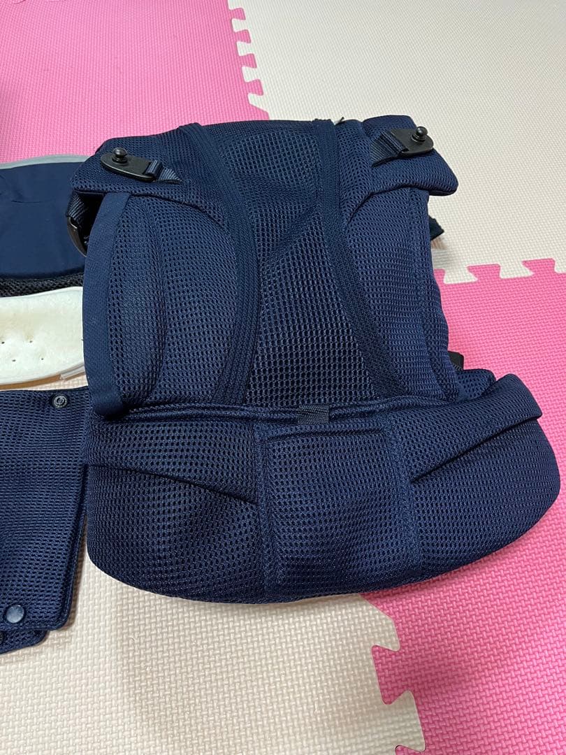 【美品】Aprica Laclis 抱っこ紐 ネイビー　アップリカ　ラクリス