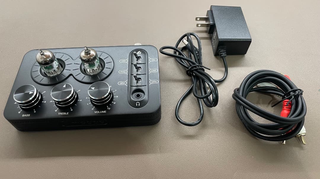 Ampapa A1真空管 フォノプリアンプ ヘッドフォンアンプ ホームステレオ