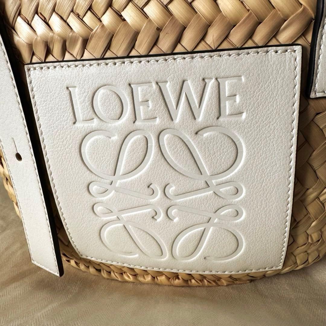未使用品【LOEWE】カゴバッグ/スモール/ラフィア/バスケット