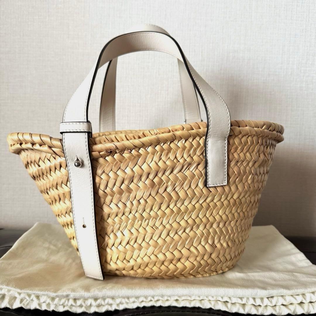 未使用品【LOEWE】カゴバッグ/スモール/ラフィア/バスケット