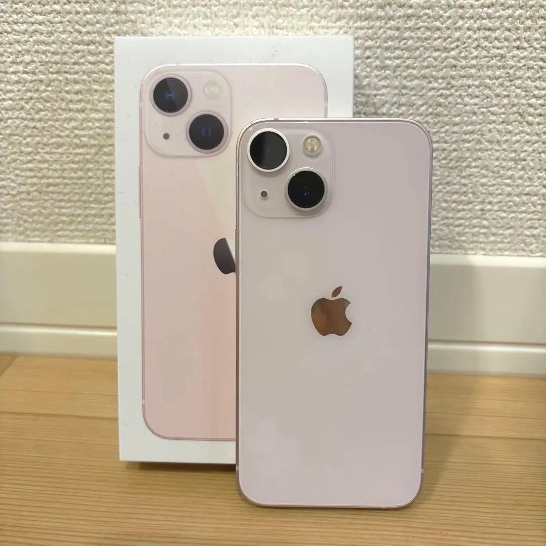 【箱付】iPhone 13mini 128GB ピンク