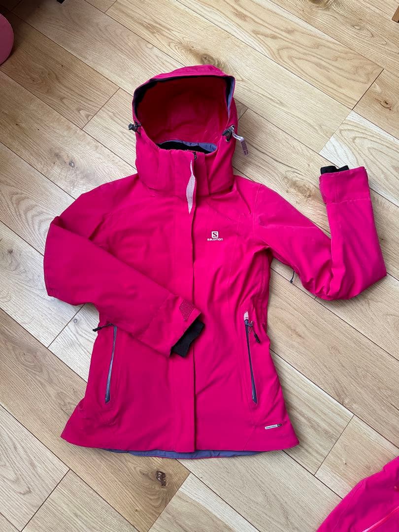 Salomon スキーウェア ピンク 女性用