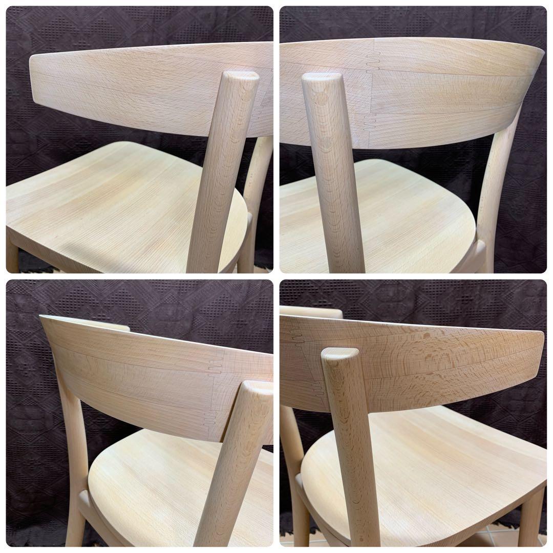 【無塗装◆サンディング処理仕上】MUJI 無印良品 ブナ無垢材チェア 椅子 イス