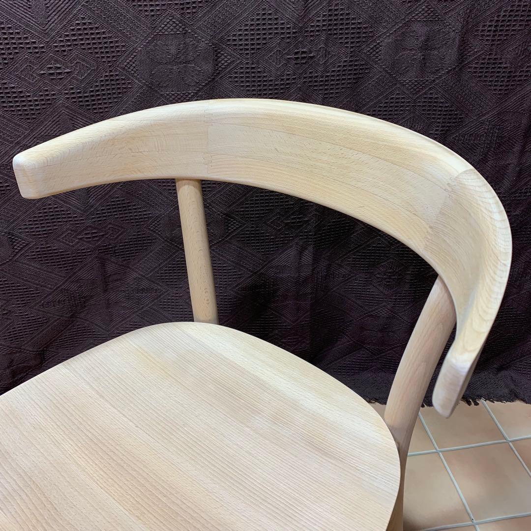 【無塗装◆サンディング処理仕上】MUJI 無印良品 ブナ無垢材チェア 椅子 イス
