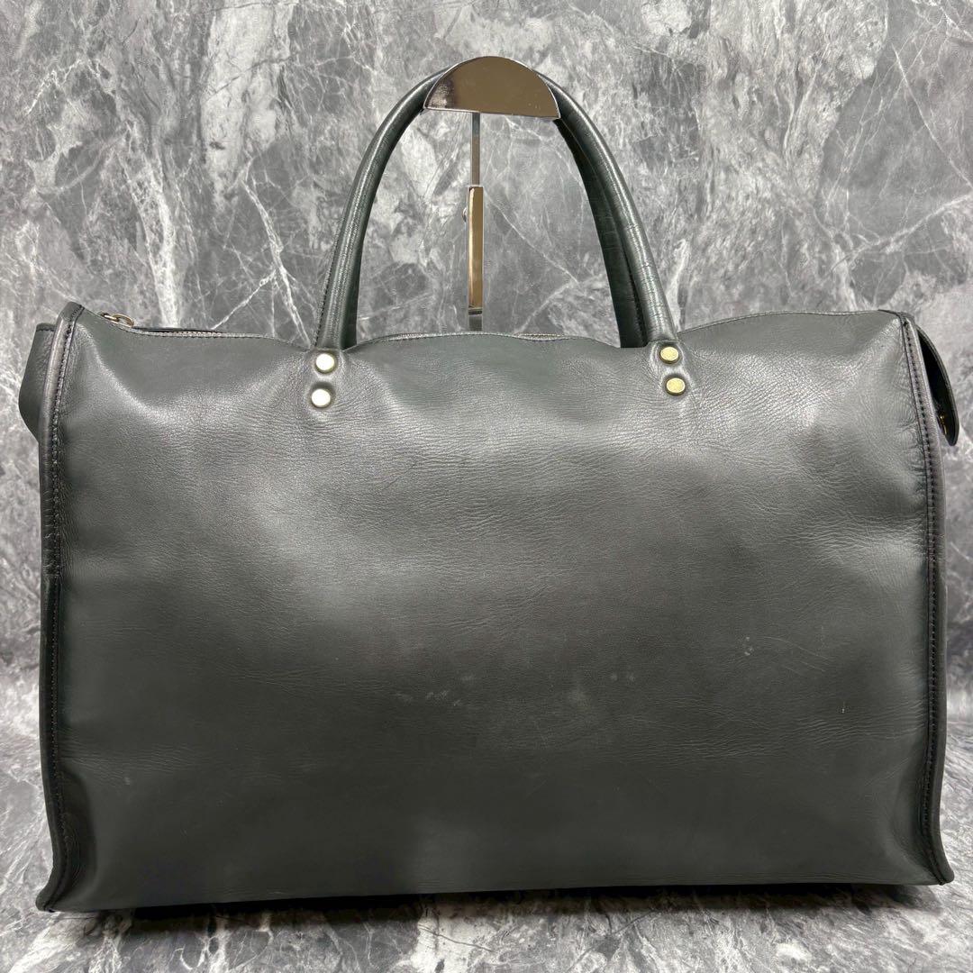 美品 ソメスサドル ビジネスバッグ オールレザー 大容量 ブラック