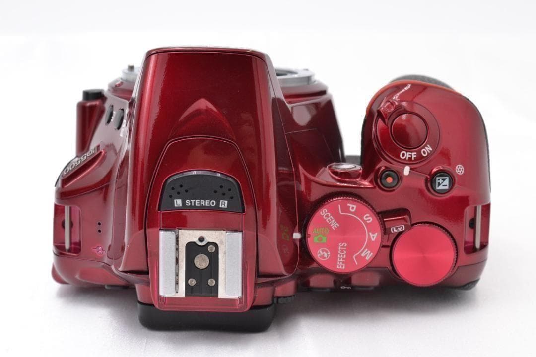 ニコン　Nikon D5500 希少RED ダブルズーム カメラバッグ付