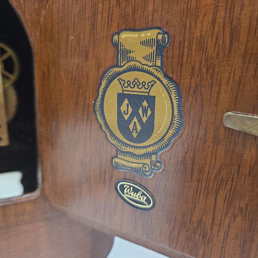 wuba ワルミルク　置時計　機械式　ゼンマイ式