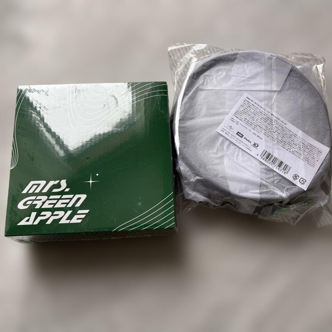 Mrs.GREENAPPLE ポータブルCDプレーヤー ショルダーバッグ付き