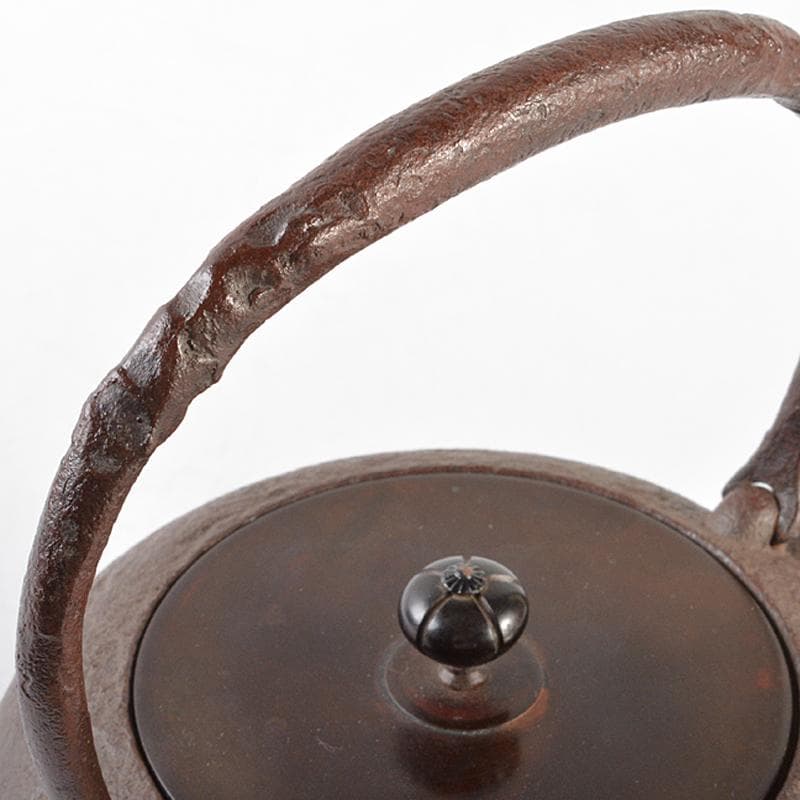 煎茶道具　人間国宝　釜師　高橋敬典作　鉄鉢　鉄瓶　鉄釜　共箱　J　R6037B