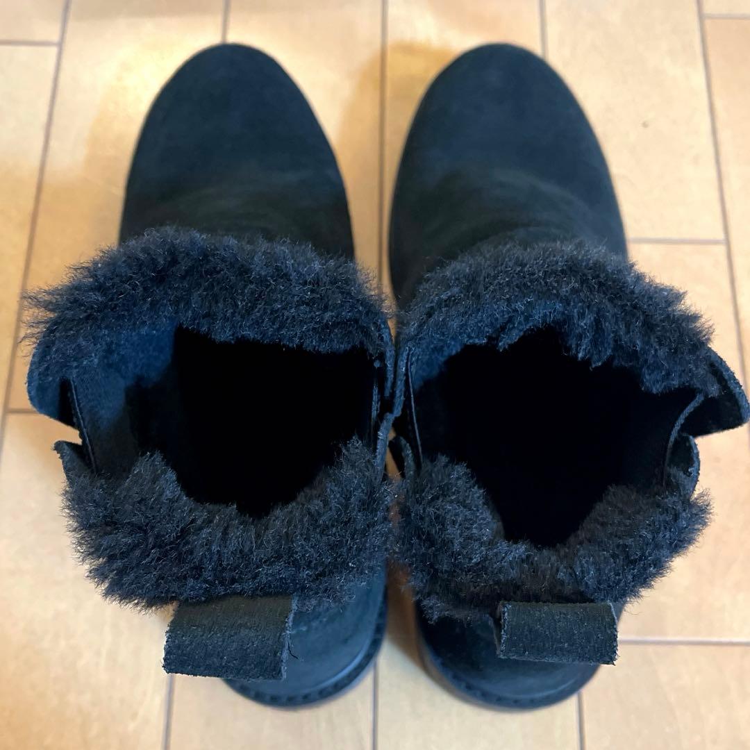 【美品】EMU Australia Pioneer サイドゴアブーツ 25cm黒