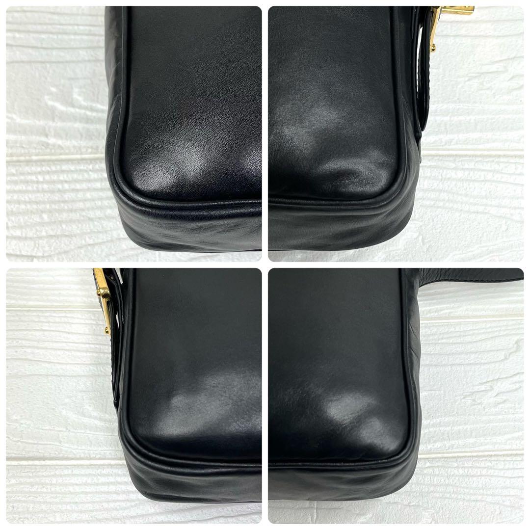 ✨極美品✨☘️LOEWE☘️✨ショルダーバッグ✨アナグラム✨ゴールド金具✨本革✨