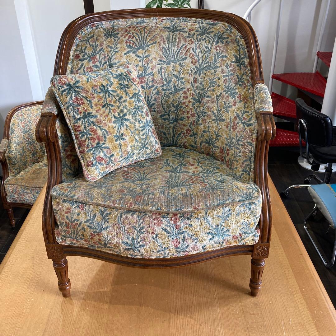 アームチェア　1人掛け　ソファ　①