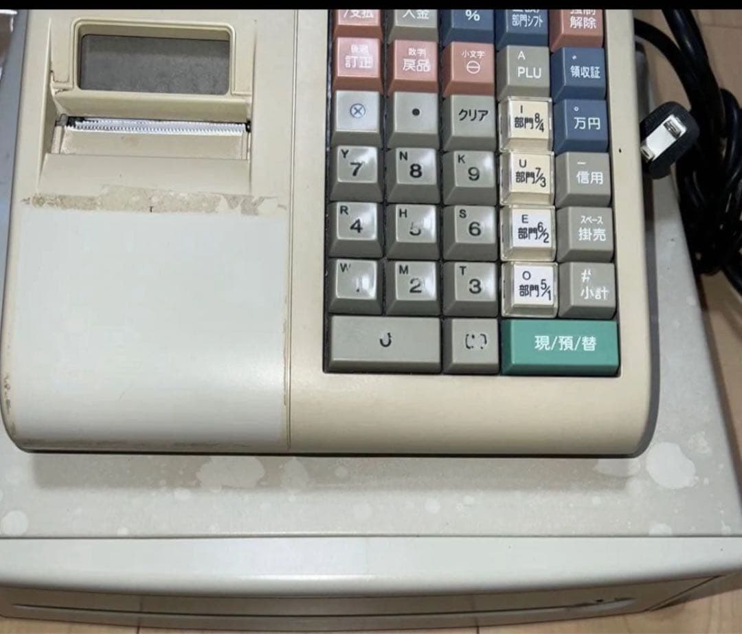 SHARP XE-A20 レジスター 本体レジロール付き